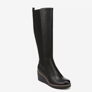 SOUL Naturalizer Black Wedge Boots